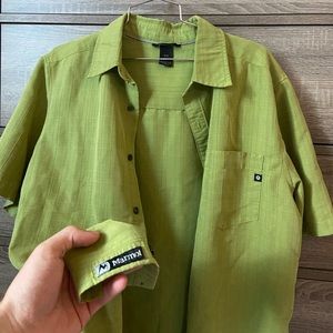 VINTAGE Marmot Button Up Shirt